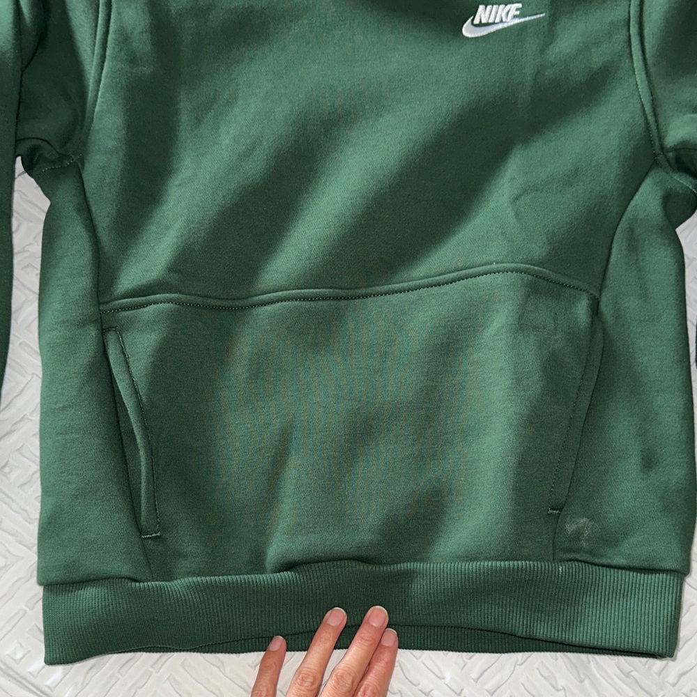 Nike Boy’s Forest Green Hoodie - Picture 4 of 6